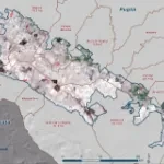 Alta Murgia National Park burnt areas